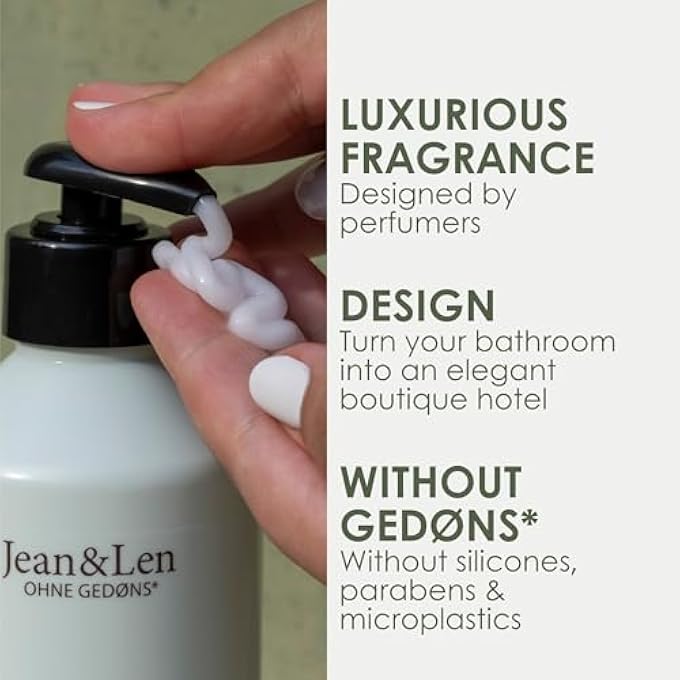 Jean & Len CONDITIONER MOISTURE ROSEMARY & GINGER FOR DULL AND DULL HAIR, INTENSIVELY NOURISHES & IMPROVES COMBABILITY, CONDITIONER WITH SPICY FRAGRANCE, PARABENS & SILICONES, 300 ML - Image 3